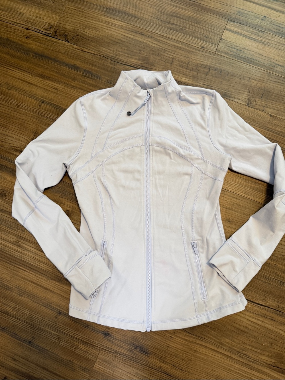 lululemon athletica Pale blue Full-Zip Utility define Jacket size 10